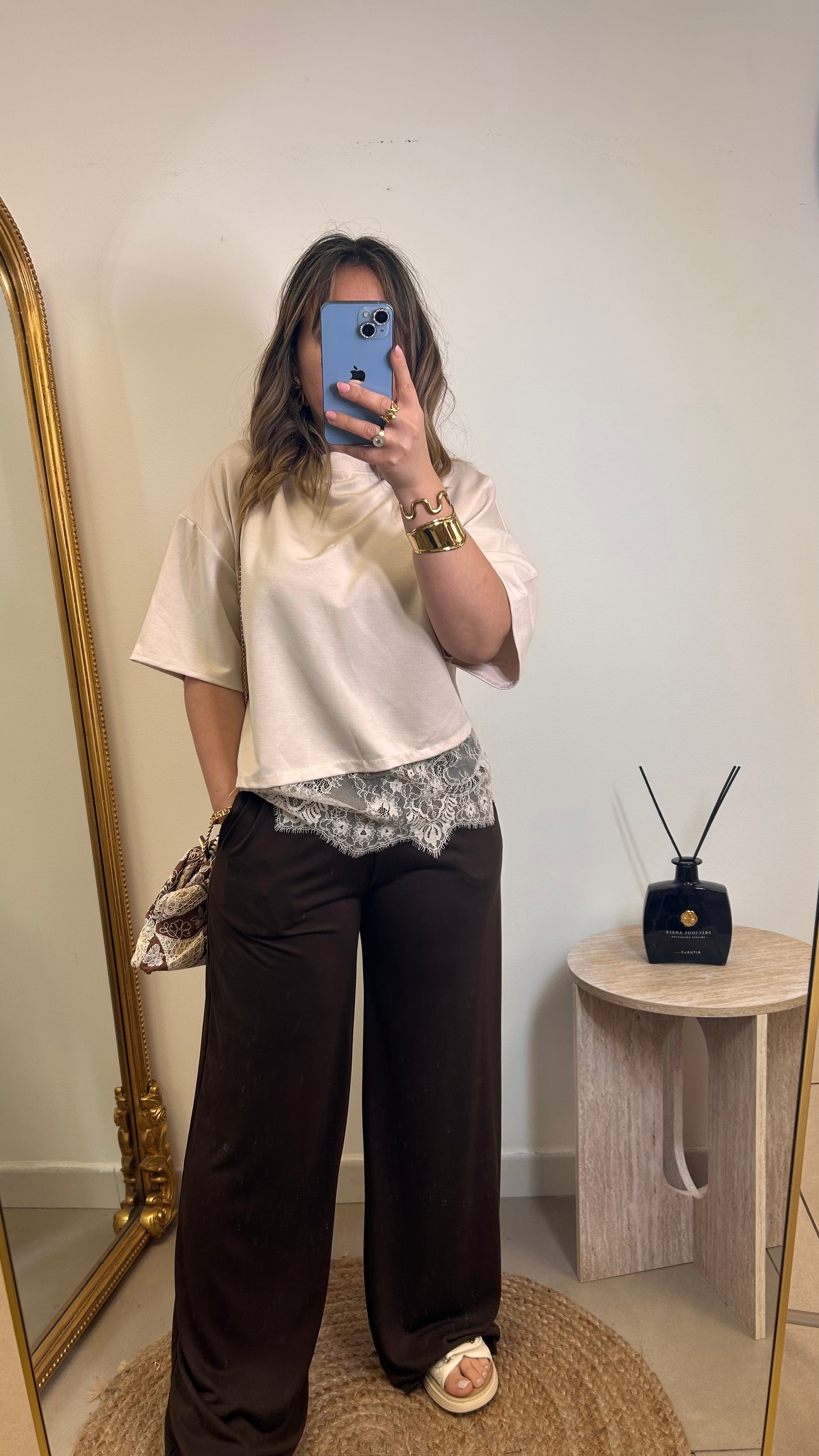 T-shirt dentella