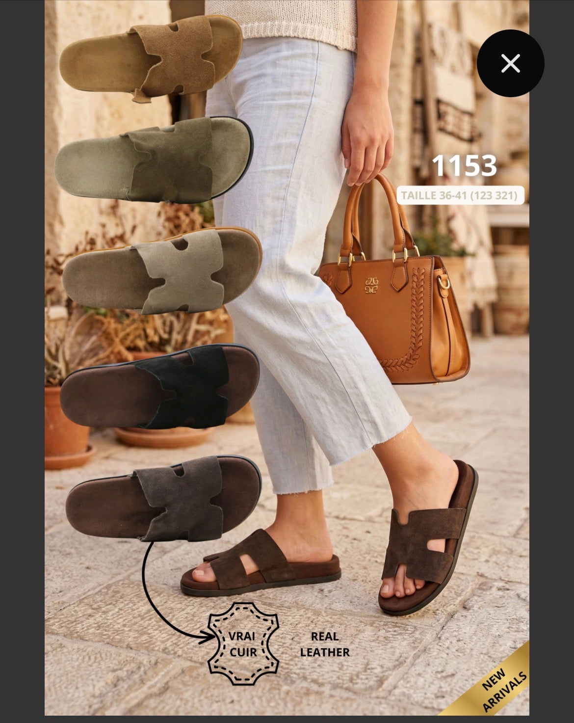 Claquette Herma Camel